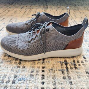 Johnston & Murphy Men's Amherst Knit Sneakers Grey - 10.5M